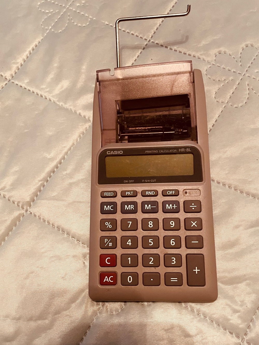 Casio HR-8L Calculator with Printer